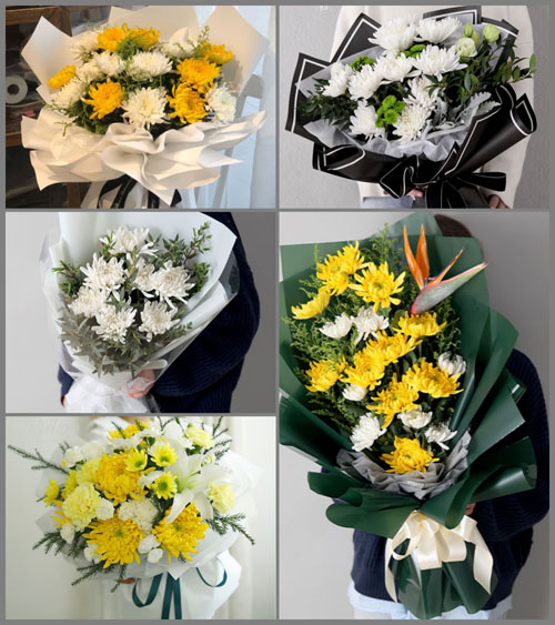山东德州禹城市莒镇乡白事花束代送